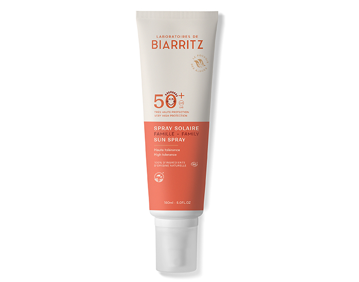 LABORATOIRES DE BIARRITZ Spray Solaire Famille SPF50+ - 150 ml - Ds 6 Mois