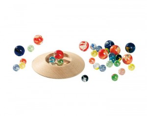 GOKI Jeu de 31 Billes avec Plateau en Bois de Htre