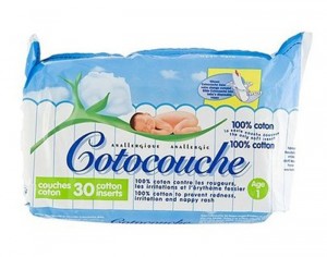 Cotocouches Anallergiques Anti-Irritations - 1er ge 0  4 mois - Paquet de 30