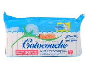 Cotocouches Anallergiques Anti-Irritations - 2me ge ds 5 mois - Paquet de 30