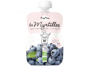 POPOTE Gourde Myrtille - 120g - Ds 4/6 mois