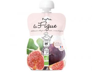 POPOTE Gourde Figue Bio - 120 g - Ds 4/6 mois